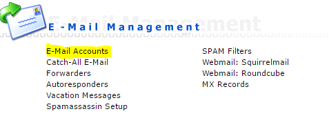 E-Mail Accounts